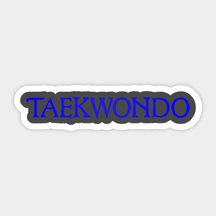 TAEKWONDO Sticker